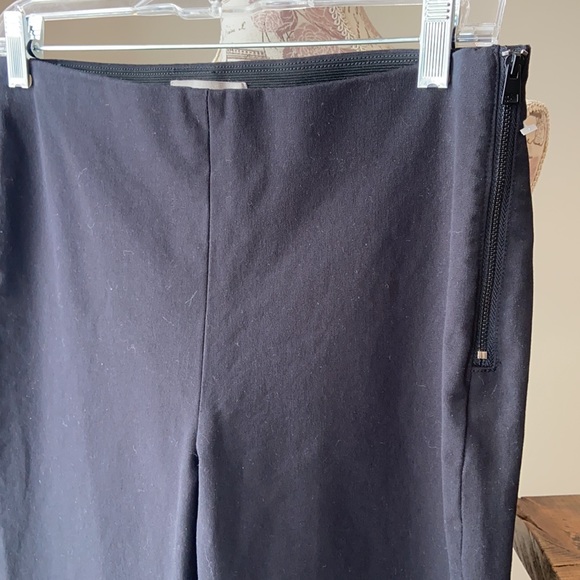 Everlane Black Side Zip High Waist Stretchy Pants - Picture 3 of 7